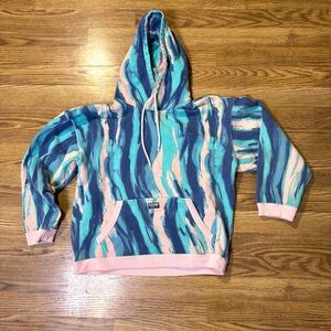 Adidas Men’s RYV hoodie in Vapor Pink Size M - marble 100% cotton sweatshirt